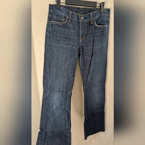 COH Kelly #001 Low Waist Bootcut Raw Hem Jeans - Picture 5 of 9